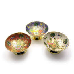 Фруктовниця бронзова кольорова (15х15х7 см)