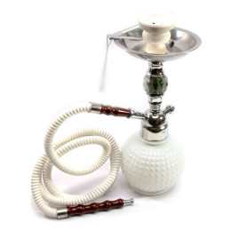 Кальян білий (1 персона) (34 см.)