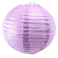Purple paper lantern (d-20 cm)