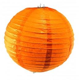 Фонарь бумажный оранжевый (d-20 см)