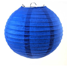 Lantern paper blue (d-20 cm)