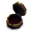 Box rosewood octahedral (10.5x10.5x6cm)