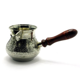 Turk bronze silver plated in a case 450 ml. (19x9.5x11 cm)
