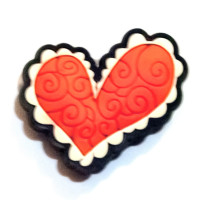 Магнит на холодильник"Сердечко" (3х3 cm)