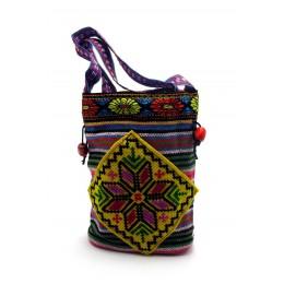 Handbag with embroidery (26x13x5 cm)