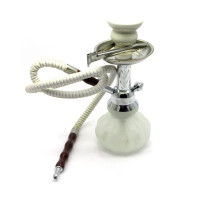 Кальян белый (1 персона)(25,5 см.)