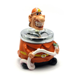 Polymer ashtray with lid 