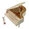 Piano with a dancing ballerina musical toy (14x16x15 cm)