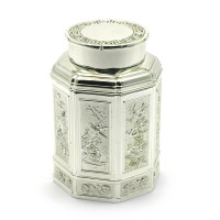 Баночка для чая металл (11х7,5х7,5 см)