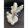 Figurine Pigeon with heart porcelain (11x11x7 cm)A