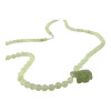 Jade necklace with pendant "Turtle" (22.5 cm)