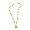 Jade necklace with pendant "Buddha" (30 cm)