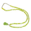 Jade necklace with pendant "Gourd" (22.5 cm)