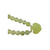Jade necklace with pendant "Apple" (22.5 cm)