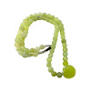 Jade necklace with pendant "Apple" (22.5 cm)