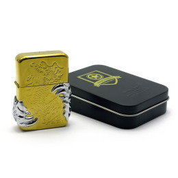 Lighter gasoline, bronze, in gift box E