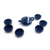 Ceramic blue set (Teapot - 200 ml., Cup - 60 ml.) (27x21x7 cm)