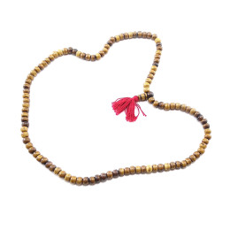 Вервиці з кістки коричневі (Ø = 0,7 см 40 см) (108 намистин)