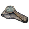 Лупа бронзовая в кожаном чехле (26х15х2 см)B