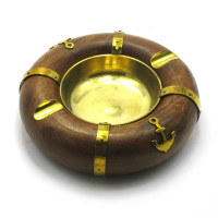 Ashtray "Lifebuoy" tree bronze (11x3 cm)