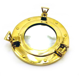 Дзеркало бронзове "Ілюмінатор" (20,5 х20, 5х5 см)