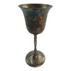 DISCOUNT: Antique glass with patina, bronze with chrome plating (15.5 cm)