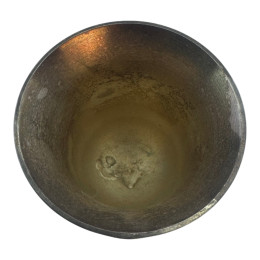 DISCOUNT: Antique glass with patina, bronze with chrome plating (15.5 cm)