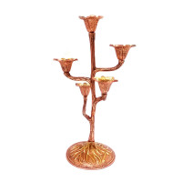 Candlestick for 5 bronze candles (30x15x12 cm)