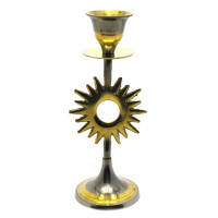 Подсвечник бронзовый "Солнце" (15,5х6,5х6 см)