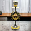 Подсвечник бронзовый "Солнце" (15,5х6,5х6 см)