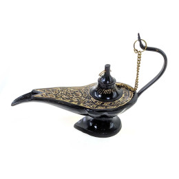Лампа Аладіна бронзова чорна (16х5х10 см)