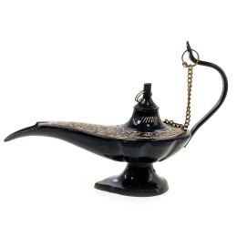 Лампа Аладіна бронзова чорна (16х5х10 см)