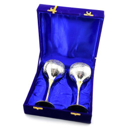 Келихи бронзові позолочені (н-р 2 шт/220мл.)(h-19 см)(26,5х18х9 см)A