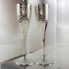 Silver plated bronze glasses (eg 2 pieces) (h-20 cm) (19x20x8.5 cm)