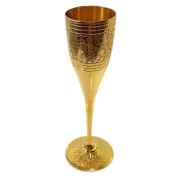Glass bronze gilded (160 ml) (h-20 cm)