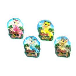 Магнит на холодильник "Козочка" (7х6х1 см)