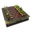 Шахматы антик "Вторая мировая" (43,5х37,5х7,5 см)