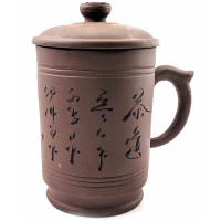 Clay tea cup (500 ml.) (15x8x8 cm)A