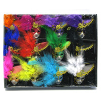 Fridge magnet "Venetian mask" (12 pcs/pack)(6 cm)