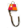 Сумкодержатель для женской сумочки "Сумочка" красно-оражевая(7х5х1,5 см)