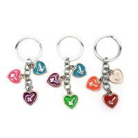 Брелок "Сердечки с ключем" 