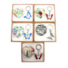 Mirror with keychain set (14x12x2 cm)