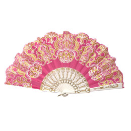 Веер  "Узор"  (23 см)28542D