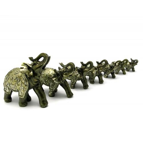 Слоны набор 7 шт (28х25х9 см)