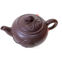 Clay teapot in a gift box 