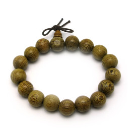 Браслет-чітки дерев'яні (Ø=1,2 см 10,5 см) (16 намистин)