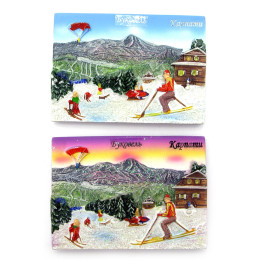 Магнит на холодильник "Буковель" (7х5см.)