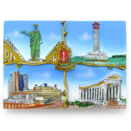 Магнит на холодильник "Одесса" (7х5см.)