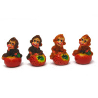 Мавпочка з фруктами  (7х5х4,5 см)