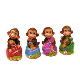 Мавпа скарбничка на мішку (1шт/уп)(12х6,5х7 см)